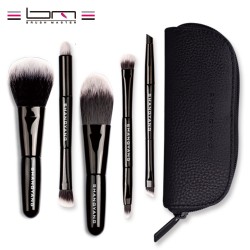 5Pcs Studio Makeup Brushes Synthetic Natural Hair Conveniently Portable Mini Make Up Brush Set